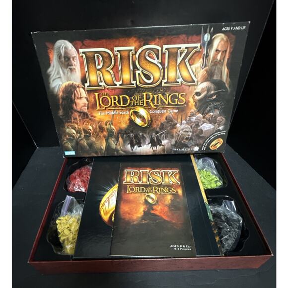 Risk Lord of the Rings Middle Earth Conquest Board Game 100% Complete Strategy - Picture 4 of 12